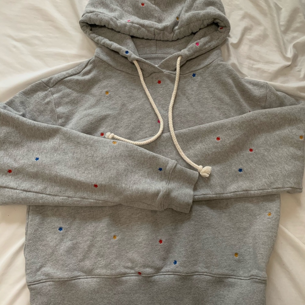 Lou & Grey Cropped Star Hoodie